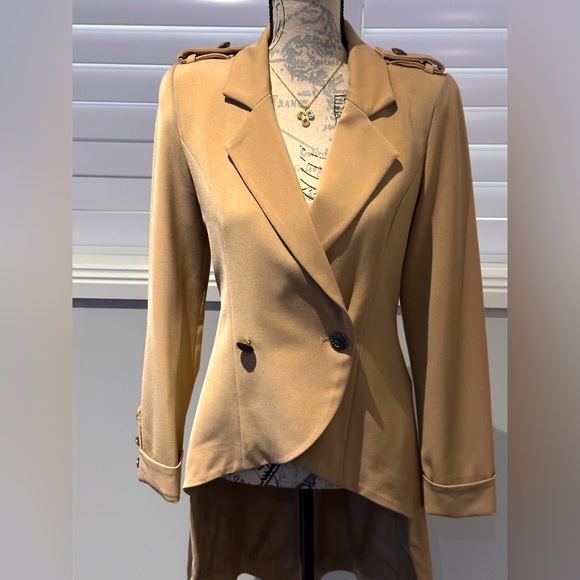 Honey & Beau Rider Tux Jacket, Camel Size 10 - Picture 6 of 14